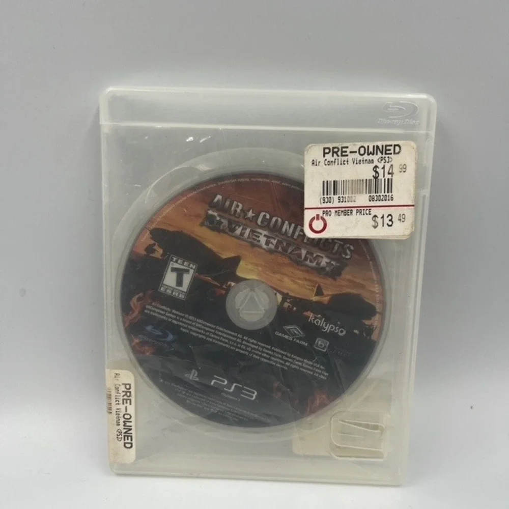 Air Conflicts: Vietnam Sony‎ PlayStation 3 Flight Combat Simulation Game